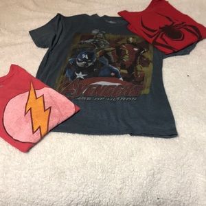 Super hero men’s bundle lot of 3